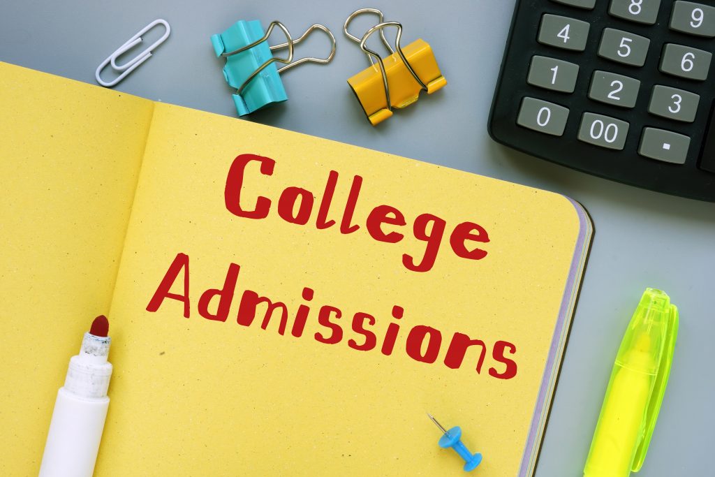 business-concept-meaning-college-admissions-with-inscription-on-the