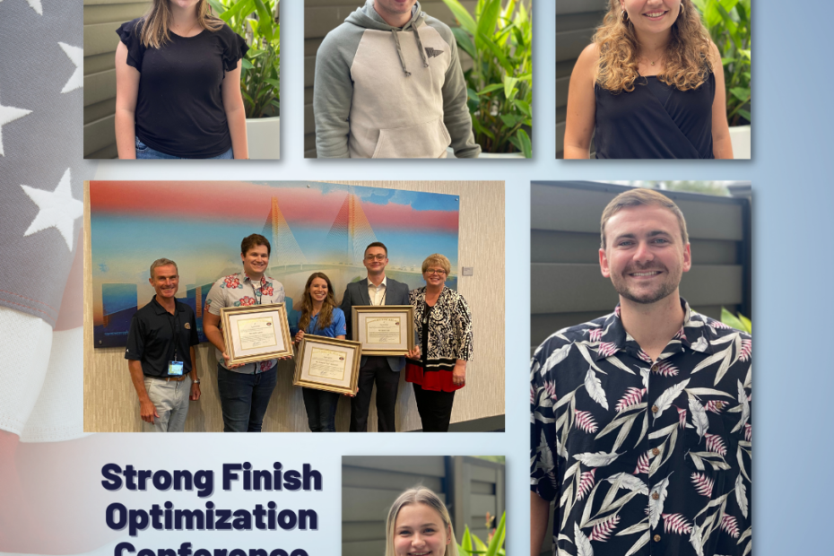 Strong Finish and Optimization Conference photo collage