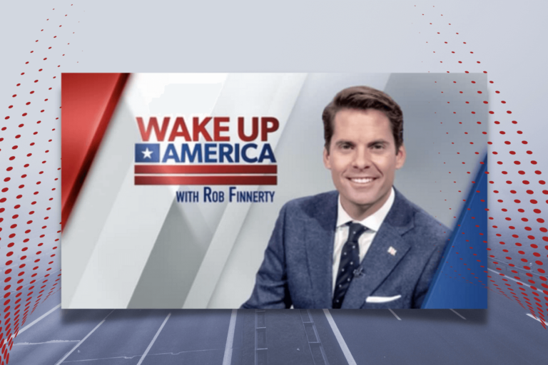 Newsmax's Wake Up America with Rob Finnerty Hosts Clay Hutmacher