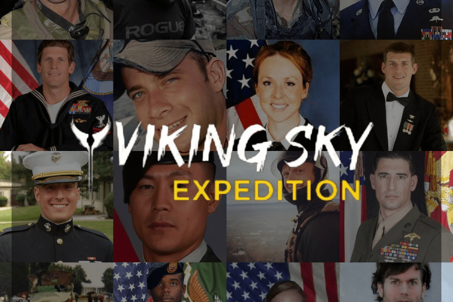 Viking Sky Expedition - Navy SEALS Skydiving to honor the fallen