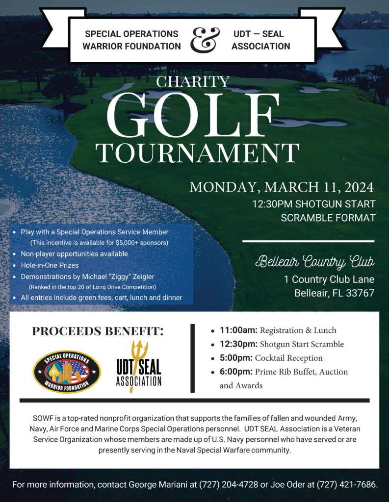 7th Annual Belleair Charity Golf Tournament - Special Operations ...