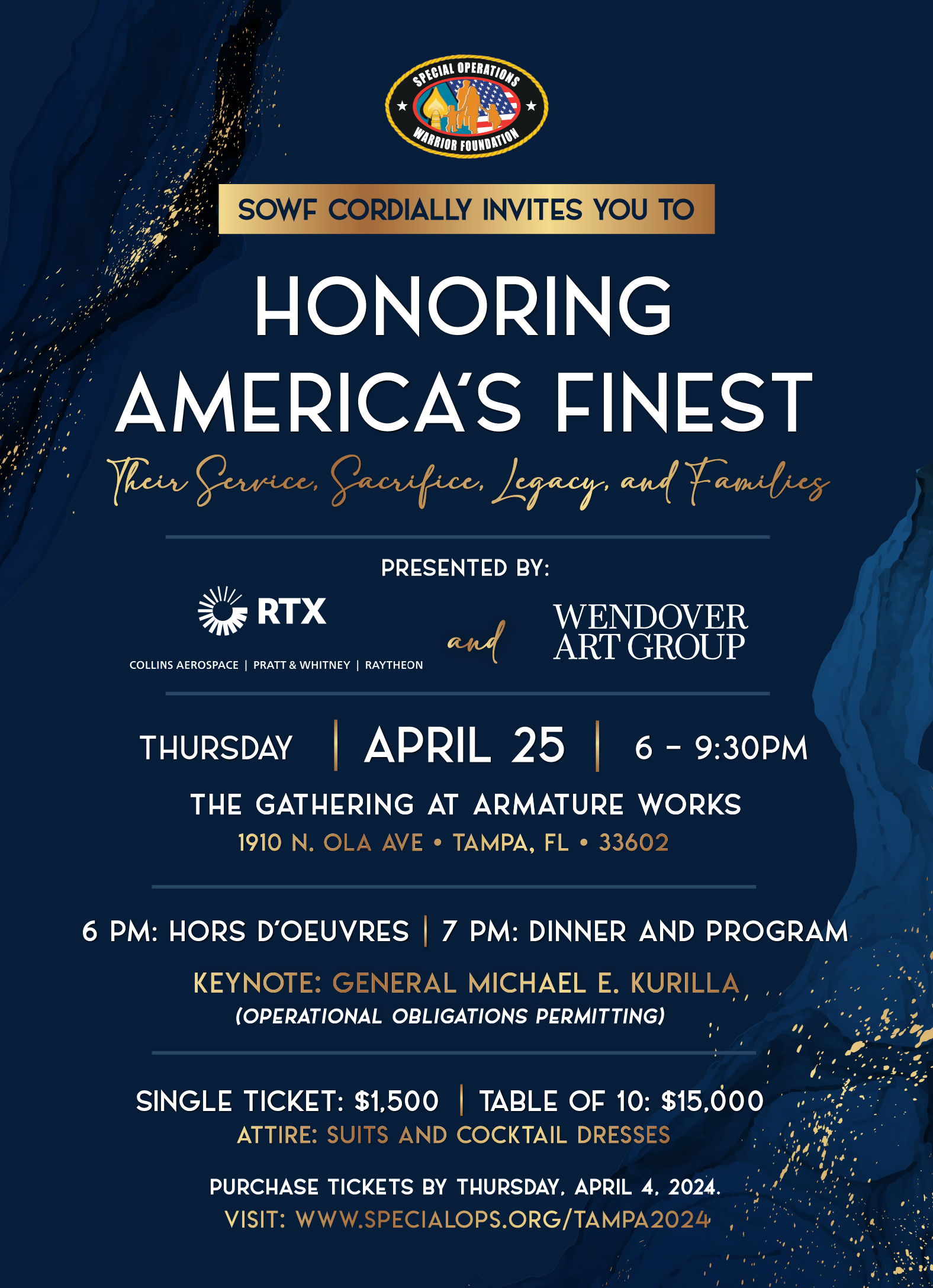 Invitation to Honoring America's Finest 2024 - Special Operations ...